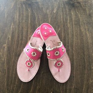 Brand new. Nantucket Gold Jack Rogers sandals.